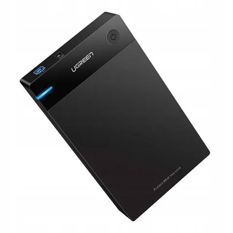 Rack UGREEN US222 per HDD / SSD SATA 2.5 pollici, Nero – immagine 1