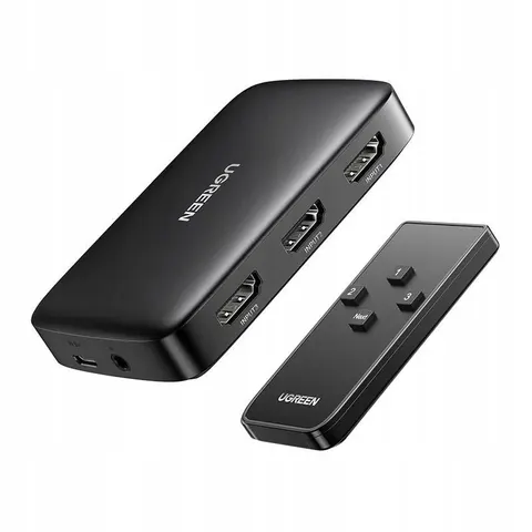 Switch Video HDMI UGREEN CM332, Nero – immagine 1