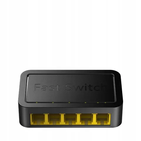 Cudy FS105D switch Fast Ethernet (10/100) Negro – imagen 1