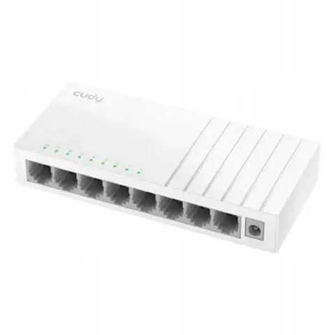 CUDY FS108D - Conmutador, 8 puertos, Fast Ethernet – imagen 1