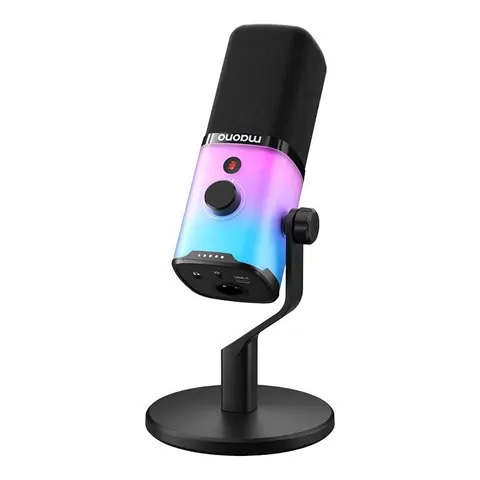 Maono PD100X Usb Dynamic Streamer Mikrofon Rgb Czarny – zdjęcie 1