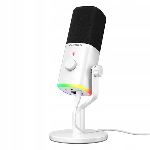 Maono PD100X - Microfoon voor Computer - USB/XLR Microfoon - Streaming - YouTube - Podcasting - Dynamische Microfoon - Plug & Play - Studio Geluidskwaliteit - W – afbeelding 1