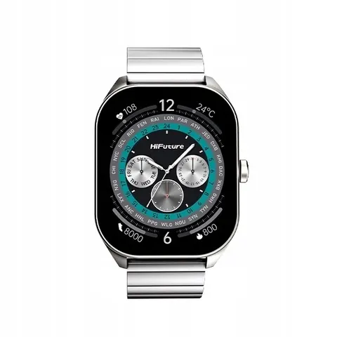 Smartwatch HiFuture FutureFit Apex srebrny – zdjęcie 1