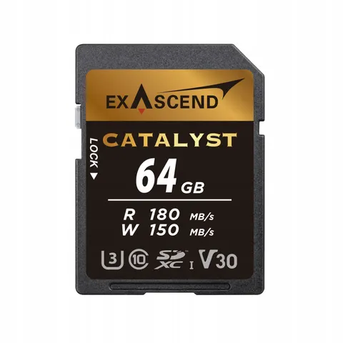 Exascend Catalyst 64GB 180MB/S V30 UHS I – Bild 1