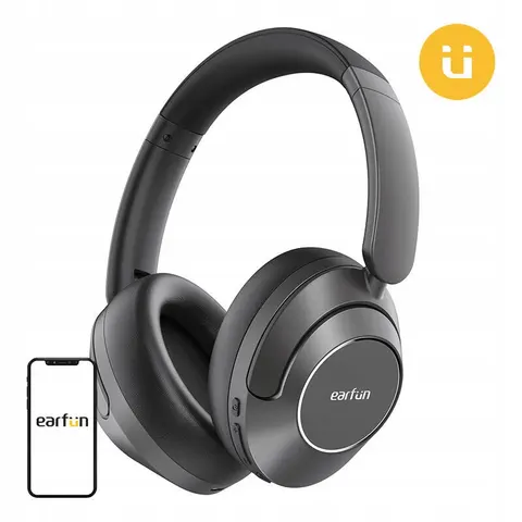 Słuchawki bezprzewodowe Earfun WavePro (czarne) Earfun – zdjęcie 1