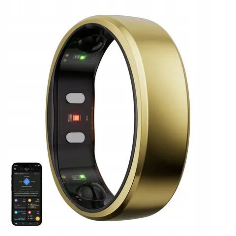 Ringconn Smart Ring Gen 2 - Maat-#10 - Kleur: Goud – afbeelding 1