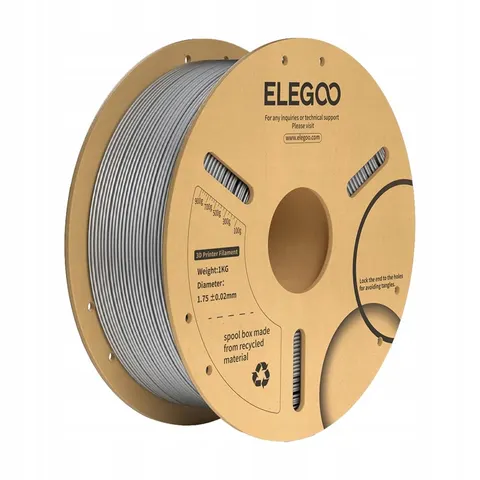 Filament Elegoo Pla+ 1kg (szary) Elegoo – zdjęcie 1