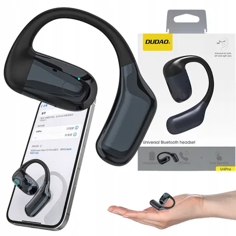 Auricolare Bluetooth Dudao U4Pro, A2DP, Nero – immagine 1