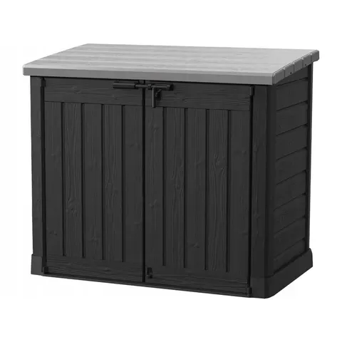 Keter Mülltonnenbox Gartenbox Store it Out Max schwarz/grau – Bild 1