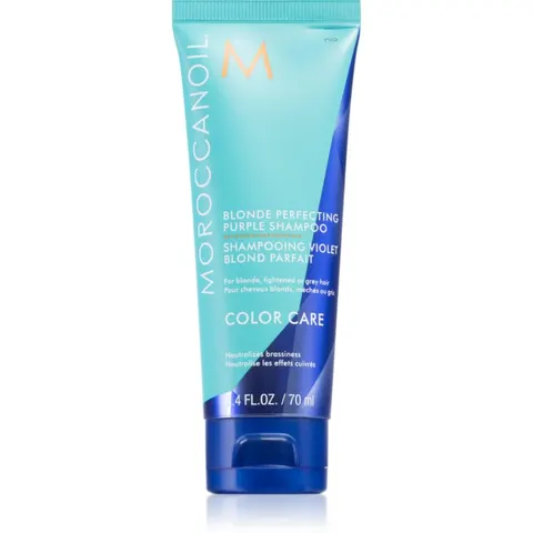 Moroccanoil Blonde Perfecting Champú Violeta 70 ml – imagen 1