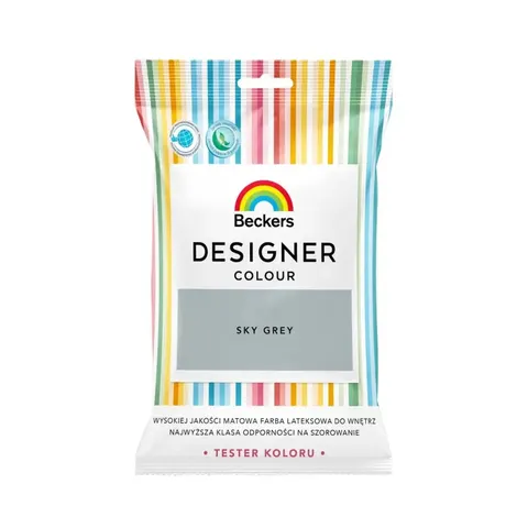 Tester farby Beckers Designer Colour Sky grey 50 ml – zdjęcie 1