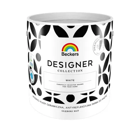 Farba Beckers Designer Collection white 2,5L – Biały – zdjęcie 1
