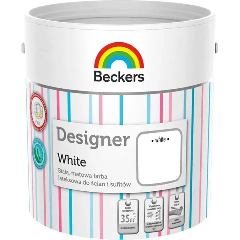 Farba Beckers Designer White 5 l – zdjęcie 1