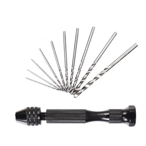 Handboormachine met 10 verschillende bits – afbeelding 1