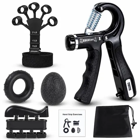 Set met hand- en vingertrainer 5-delig – afbeelding 1