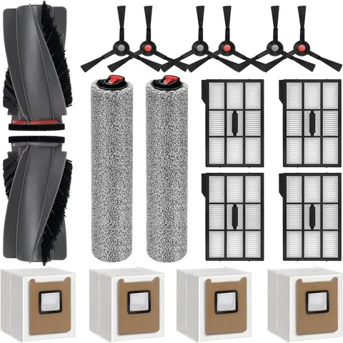 INF Kit de 17 Accessoires de Remplacement Compatible avec Eufy RoboVac E25 Omni / E28 Omni – image 1