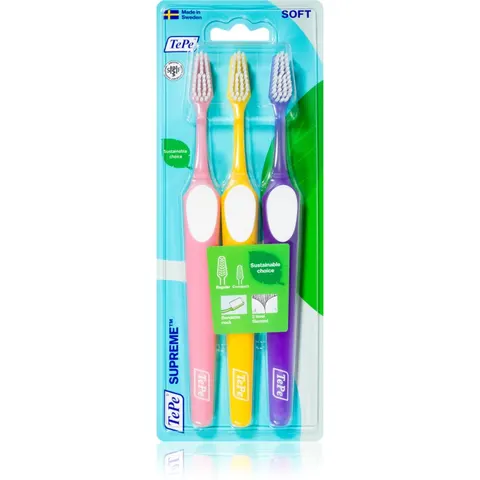 TePe Supreme 3-pack tandenborstels 3 st – afbeelding 1
