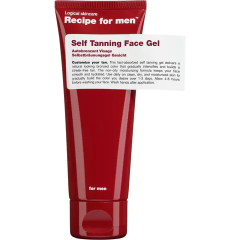 Recipe For Men - Self Tanning Face Gel 75ml – afbeelding 1