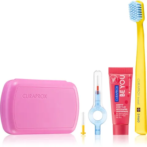 Curaprox Reisset Roze 1 set – afbeelding 1