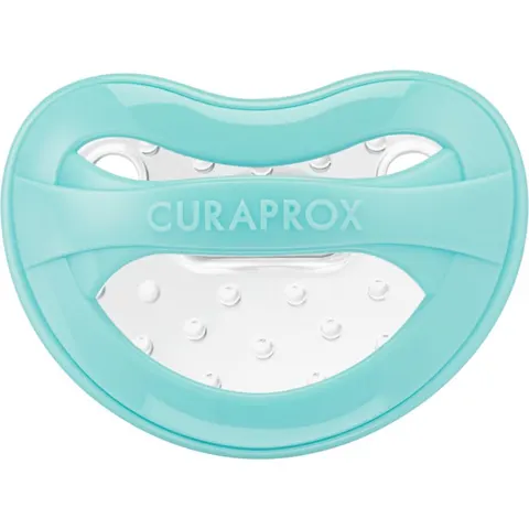 Curaprox Baby Extra-Flat Soother Turquesa Talla 0 – imagen 1