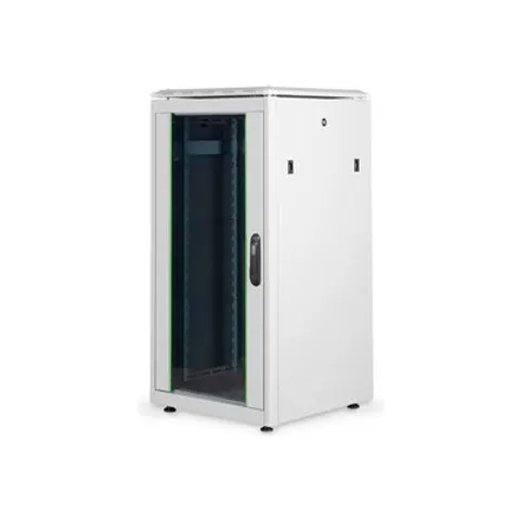 DIGITUS Netzwerkschrank 48,3cm 22HE grau – Bild 1
