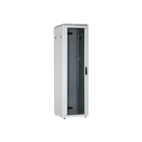 DIGITUS Netzwerkschrank 48,3cm 26HE grau – Bild 1