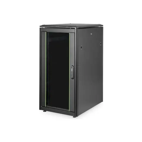 DIGITUS Netzwerkschrank 48,3cm 22HE schw – Bild 1