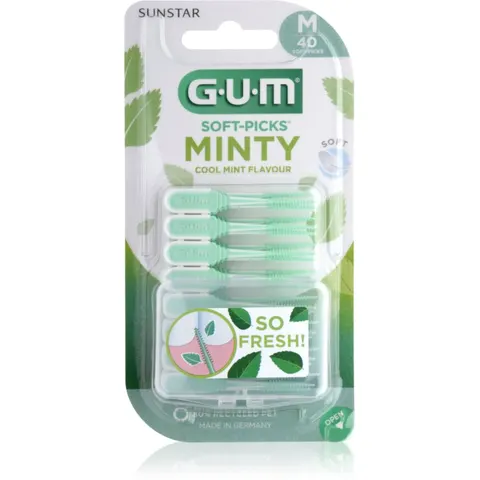 Sunstar Gum Soft Picks Comfort Flex Medium Cool Mint 40 Units – image 1