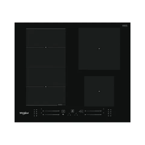 Table de cuisson induction 60cm 4 feux 7200w noir Whirlpool WFS4160BF – image 1