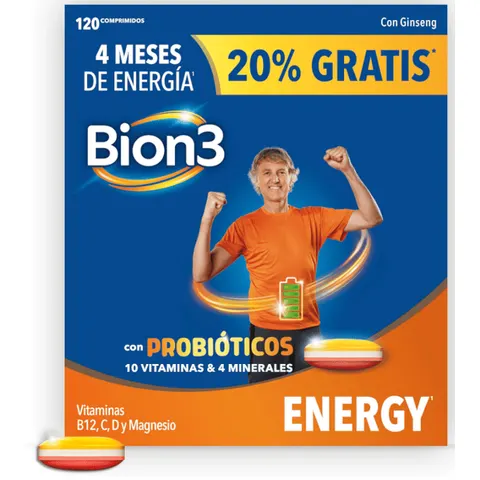 Bion3 Energy 120 Comprimidos Pack Promocional – imagen 1