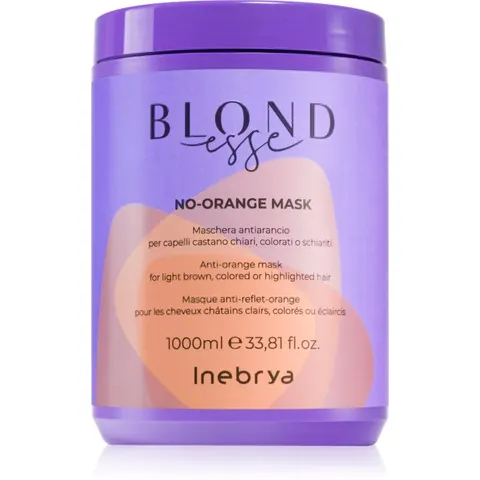 1L Inebrya Blondesse NO-ORANGE Mask – Bild 1