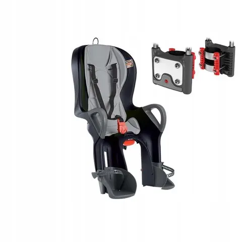 Kinderfahrradsitz – schwarz – Bild 1