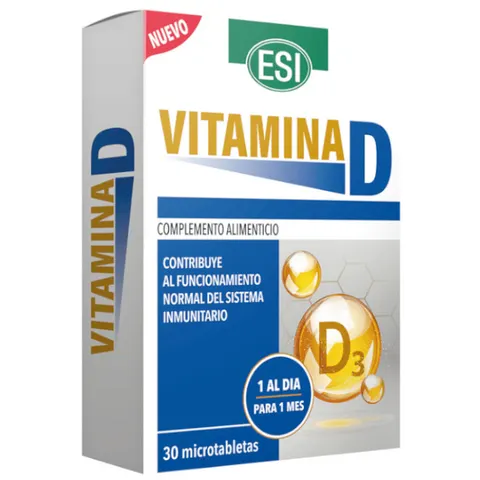 ESI Vitamina D 30 Tabletas – imagen 1