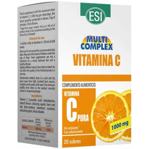ESI Multicomplex Vitamina C 1000mg 20 Sobres – imagen 1