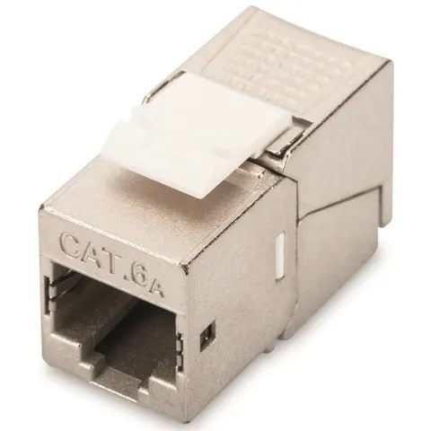 DIGITUS Keystone Modul Kat. 6A, geschirmt, grau – 353539 – Bild 1