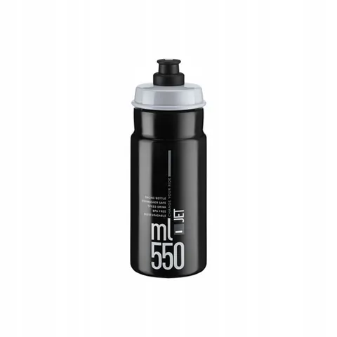 Elite Trinkflasche Jet 550 ml schwarz grau – Bild 1