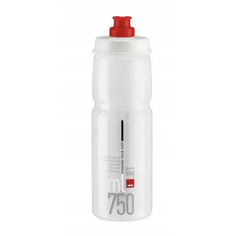 Elite Trinkflasche Jet 750ml klar rot – Bild 1