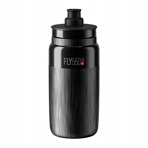 Elite Trinkflasche Fly Tex 550ml schwarz – Bild 1