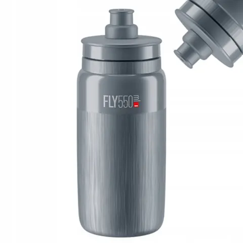 Elite Trinkflasche Fly Tex 550ml grau – Bild 1