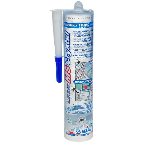 Mastic Colle Hybride Polymère Transparent Intérieur Extérieur 300 Ml – image 1