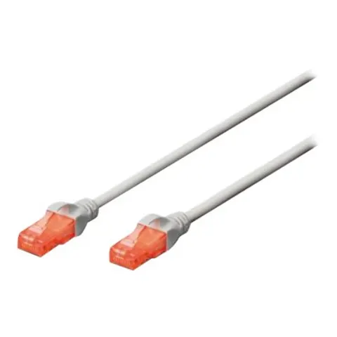 DIGITUS Patchkabel, Kat. 6, U/UTP, 2,0 m, grau – Bild 1