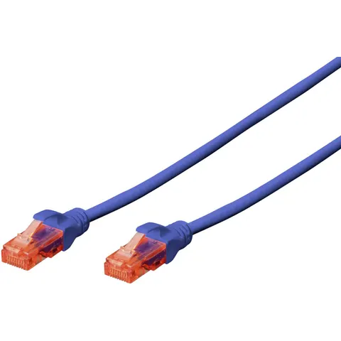 DIGITUS Patchkabel, Kat. 6, U/UTP, 2,0 m, blau – Bild 1
