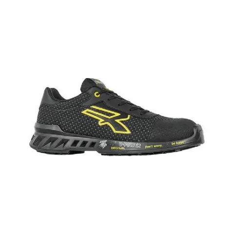 Baskets de sécurité légères U-POWER MATT S3 SRC ESD Noir / Jaune 41 – image 1