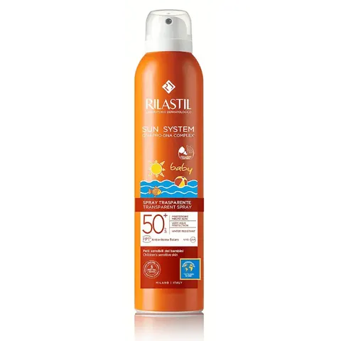 Rilastil Sun System SPF50+ Baby spray transparente 200 ml – immagine 1