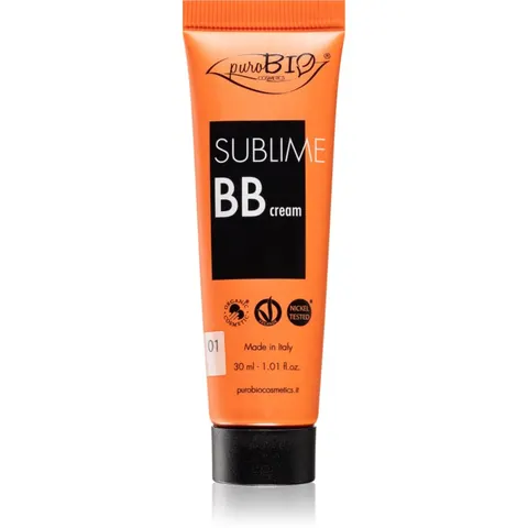 puroBIO Cosmetics Sublime Hydraterende BB Crème Tint 01 30 ml – afbeelding 1