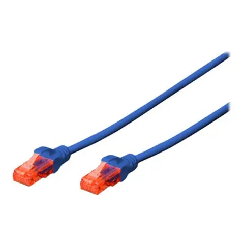 DIGITUS Patchkabel, Kat. 6, U/UTP, 2,0 m, blau – Bild 1