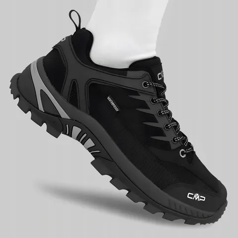 CMP Herren-Trekkingschuh Rigel LOW 2.0 WP - Herren - Gr. 44 - schwarz – Bild 1
