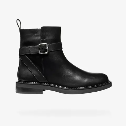 GEOX Bottines zippées en cuir, SERILDA – D66WYB00043C9999 – image 1