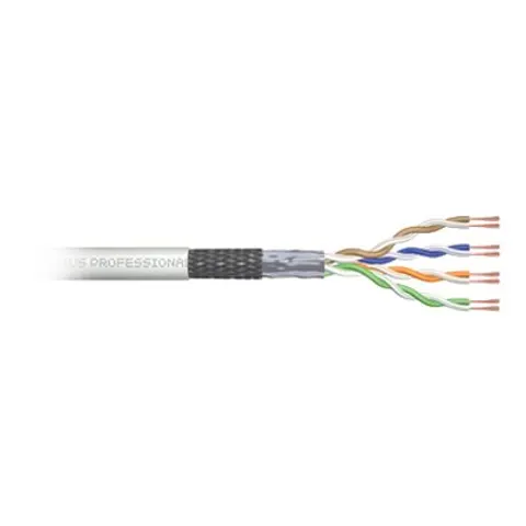 DIGITUS Patchkabel Kat.5e, SF/UTP, 305 m Ring, grau – Bild 1