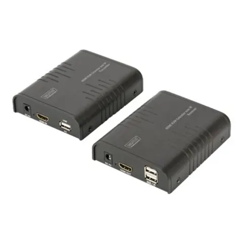 DIGITUS HDMI KVM Extender Set , Lokal + Remote, 120 m – Bild 1